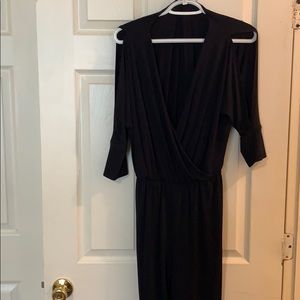 Charming Charlie Shoulder split romper